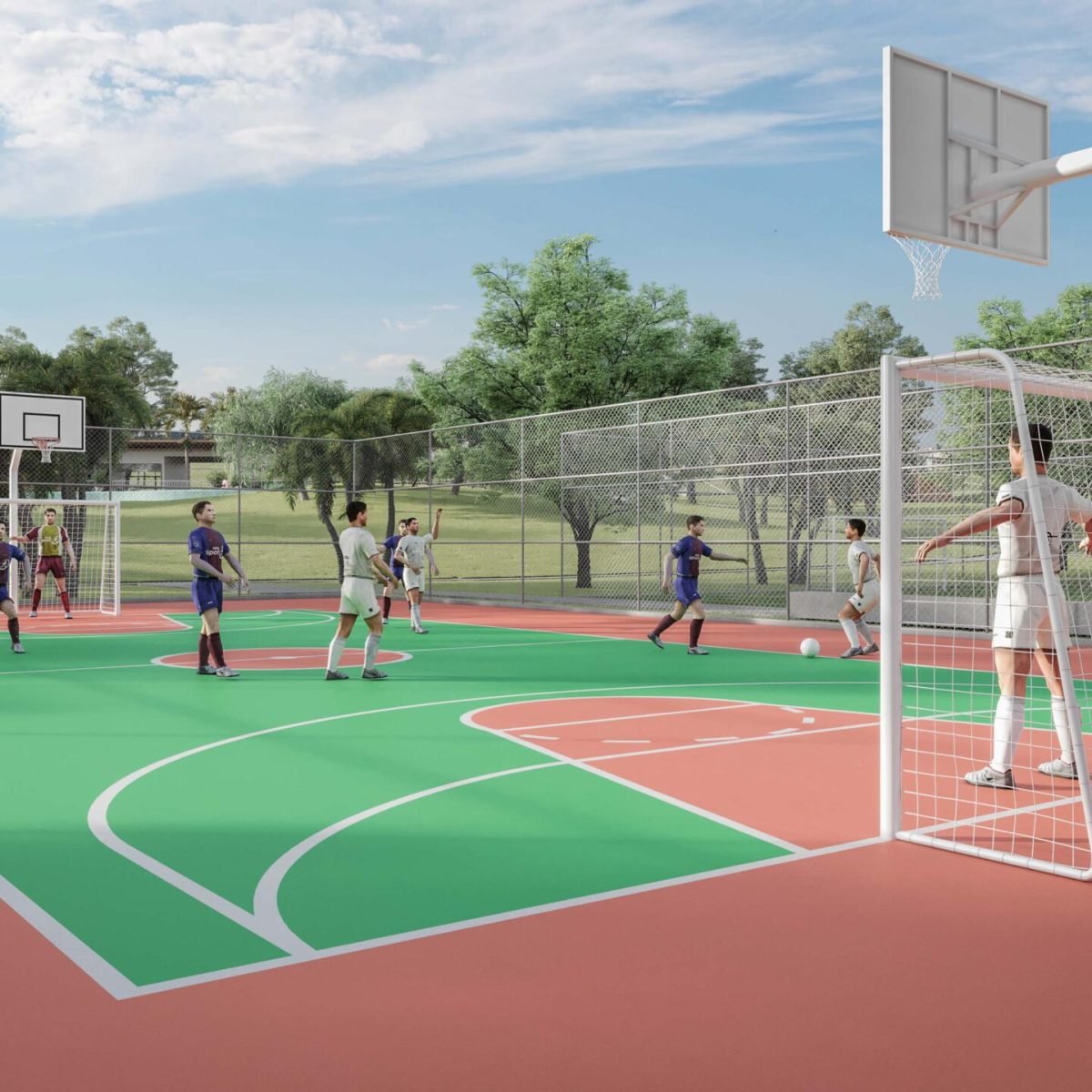 IMAGEM 15 - 23_17_QUADRA POLIESPORTIVA_HR- 3D RP MAQUETES ELETRONICAS